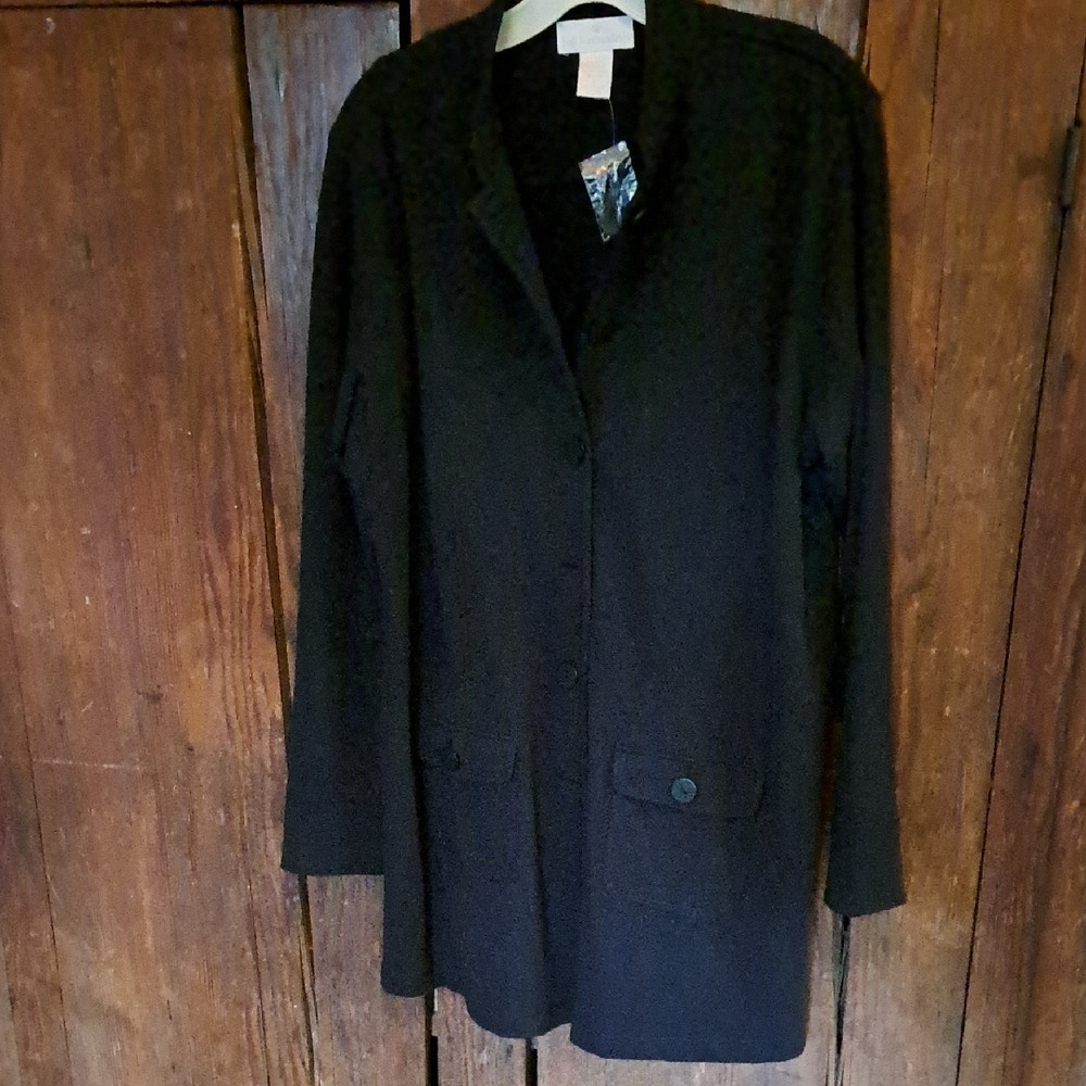 Soft Surroundings Black Lightweight  Jacket